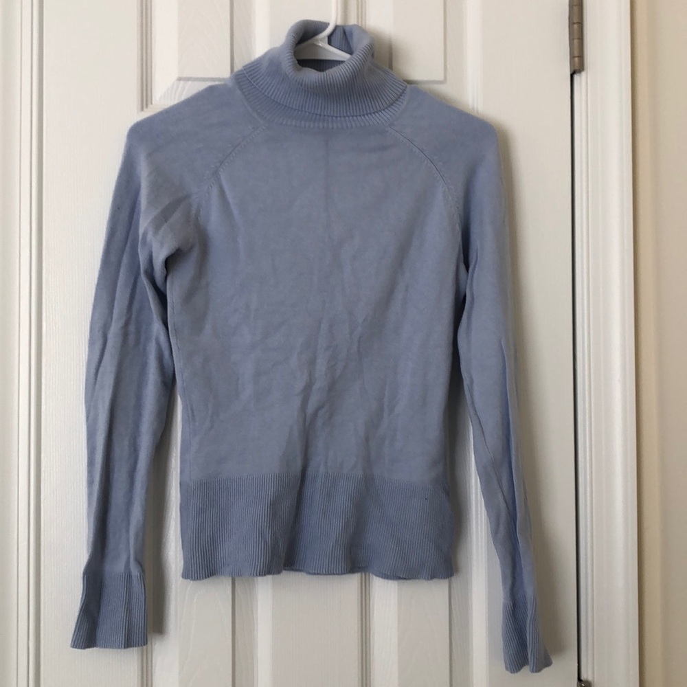 Light blue turtleneck sweater size medium juniors